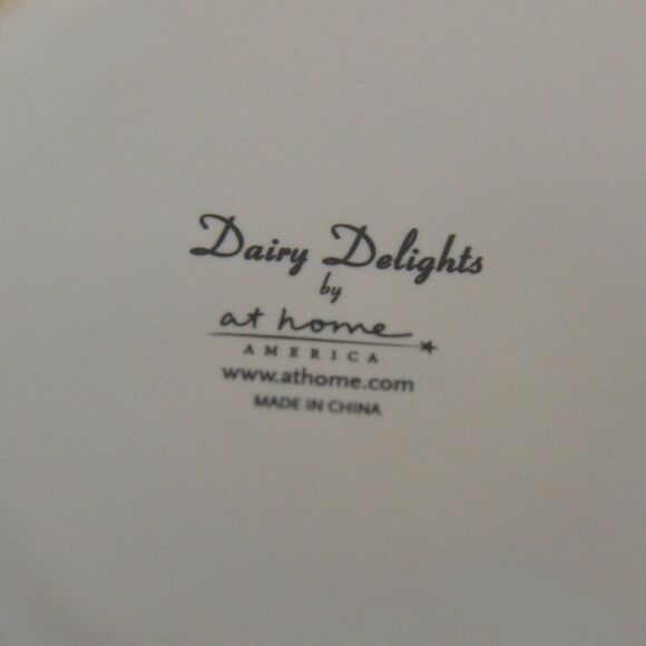 At Home Dairy Delights Handled Milk Crock Jug Vintage - Picture 3 of 3